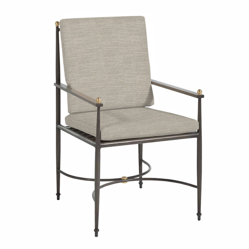 Roma Patio Chair with Cushions, Welt, Bali Pearl