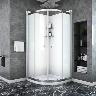 Shower Door 36" X 75" - Tub Shower, Frame, Optimizes Bathroom Hygiene Water-repellent