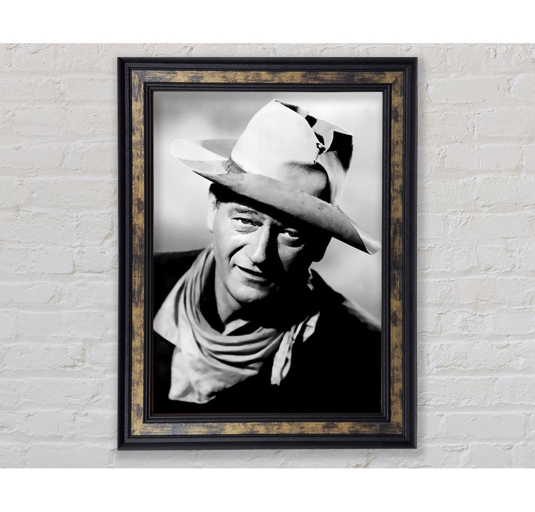 John Wayne Cowboy - Bilderrahmen Kunstdrucke