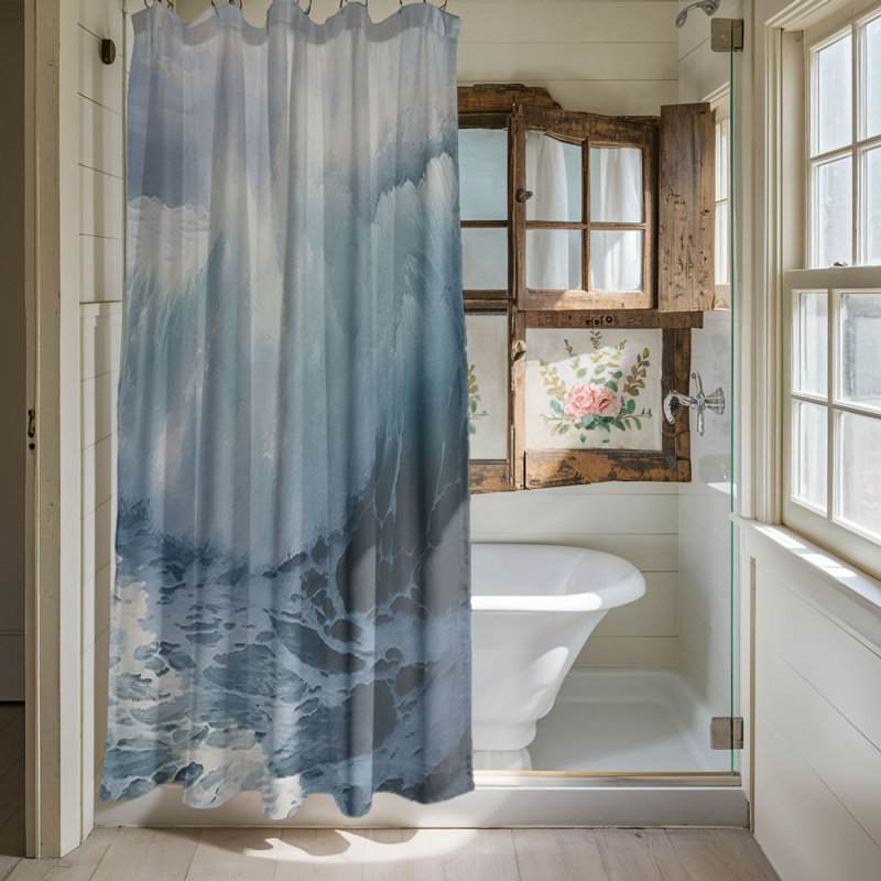 Rideau de douche Snaith, H 74 po x l 71 po