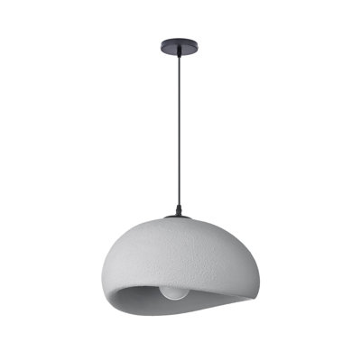 Luminaire suspendu simple gris clair Prim 1