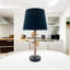 Antique-Gold Metal Table Lamp, Hand-Finished Craftsmanship, Elegant Accent Lighting for Living Room, Bedroom or Office