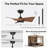 30" Small Ceiling Fan with Light & Remote – High Airflow Low Noise Reversible DC Motor – Modern Ceiling Fan for Nursery, Small Rooms, Bedroom & Kitchen-728293566-728293567