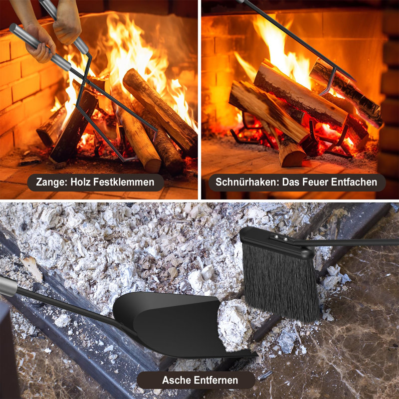 Amerion 46cm W Metal Log Rack