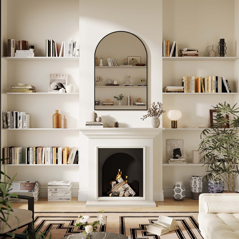 Arch Wall Mirror, 96.5cm H x 66cm W