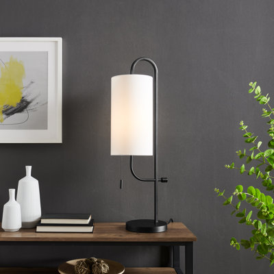 Lampe de table noire 31 "