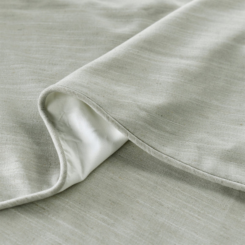 Scalloped Window Valance, Grey