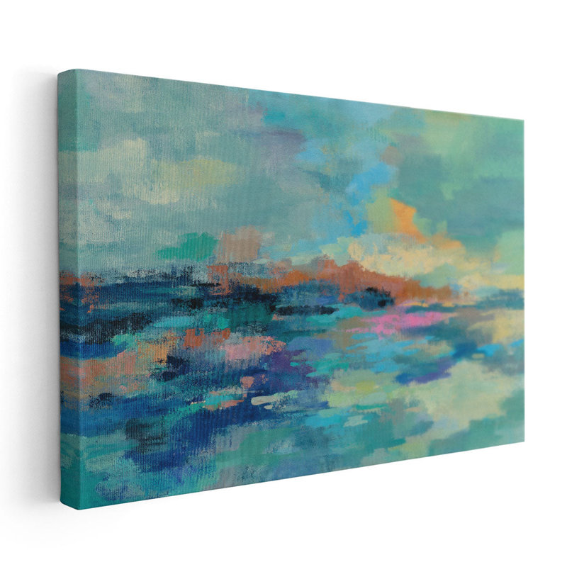 Summer Seaside - Canvas Print Wall Art, 24" H x 36" W