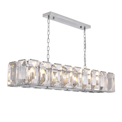 Nashrah 18 - Light Dimmable Kitchen Island Square / Rectangle Chandelier