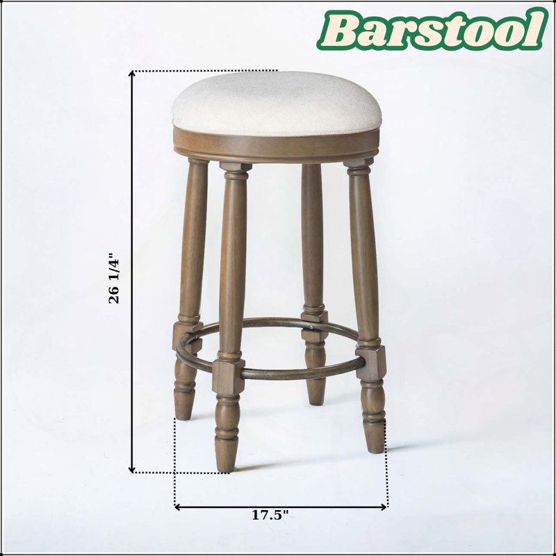 Tabourets de bar pivotants élégants et fonctionnels pour la cuisine et les espaces de vie, Blanc, Chêne clair