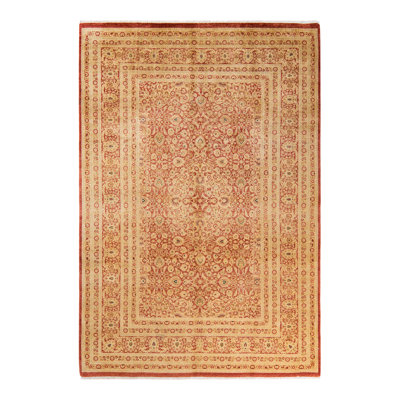 Classic One-of-a-Kind 6' 3" x 9' 2" Hand Knotted Area Rug