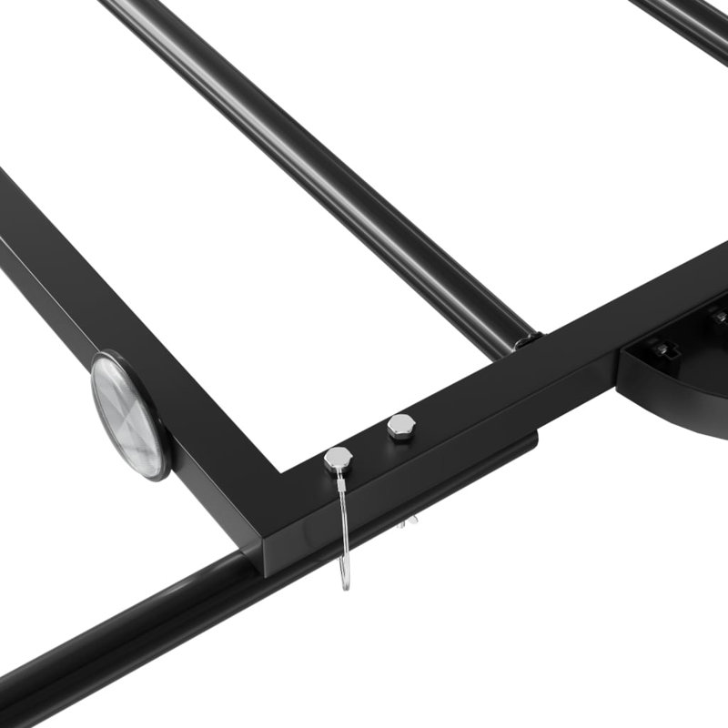 Bike Trailer Black Iron, 28cm H x 122cm W x 53cm D