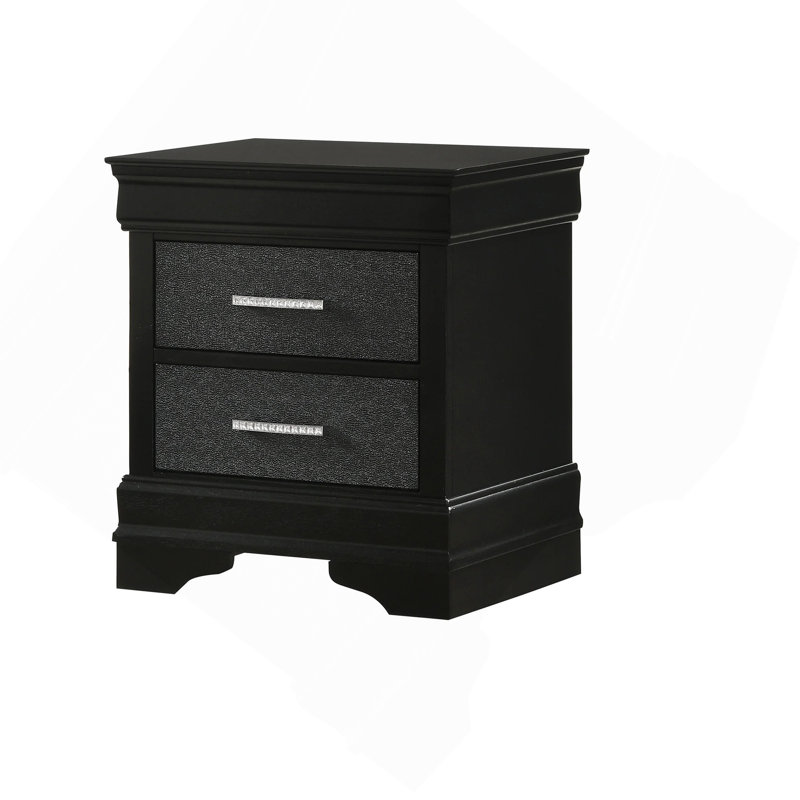 Amalia - Nightstand, Black