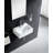 Vitreous China Rectangular Wall Mount Bathroom Sink