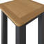 Daris Side Lamp Table Plant Stand. Solid Oak Top. Fully Assembled-834208216