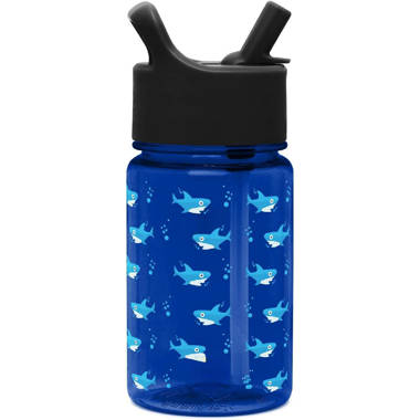 es 12oz Plastic Tritan Summit Kids Water Bottle with Straw