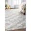 Tapis gris touffeté à la main Cecilia-18100765