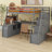 Jeffree Kids Twin Loft Bed with Drawers-732370833