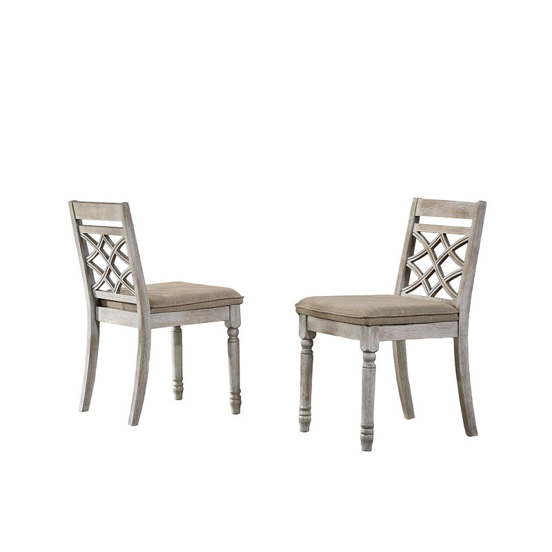 Chaise l 19 po en tissu avec coussin
