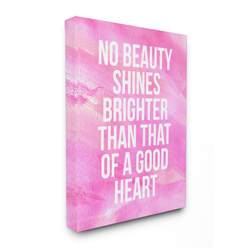 «No Beauty Shines Bright», art mural sur toile par House of Lulu, H 20 po x l 16 po x P 1,5 po, Toile tendue