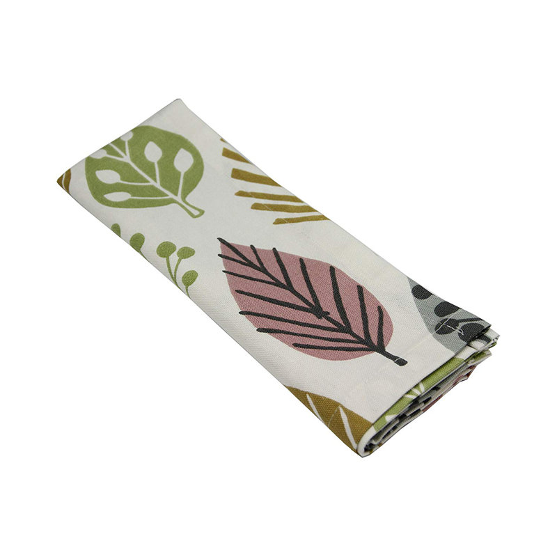 Alexys 100% Cotton Floral Rectangle Napkin, Blush Pink