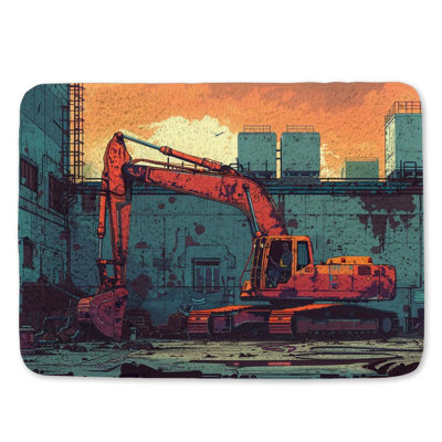 Fabrication de tapis de bain Excavator
