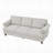 Three Seater Sofa Polyester Fabric Couch-766609232