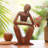 NOVICA Handmade Thinking Of You Wood Sculpture