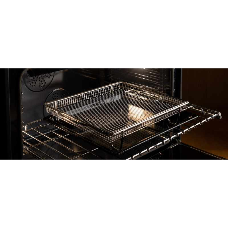 Professional Series Induction Range 48" - 6 Heating Zones + Cast-Iron Griddle - Self-clean Oven, Carbonio
