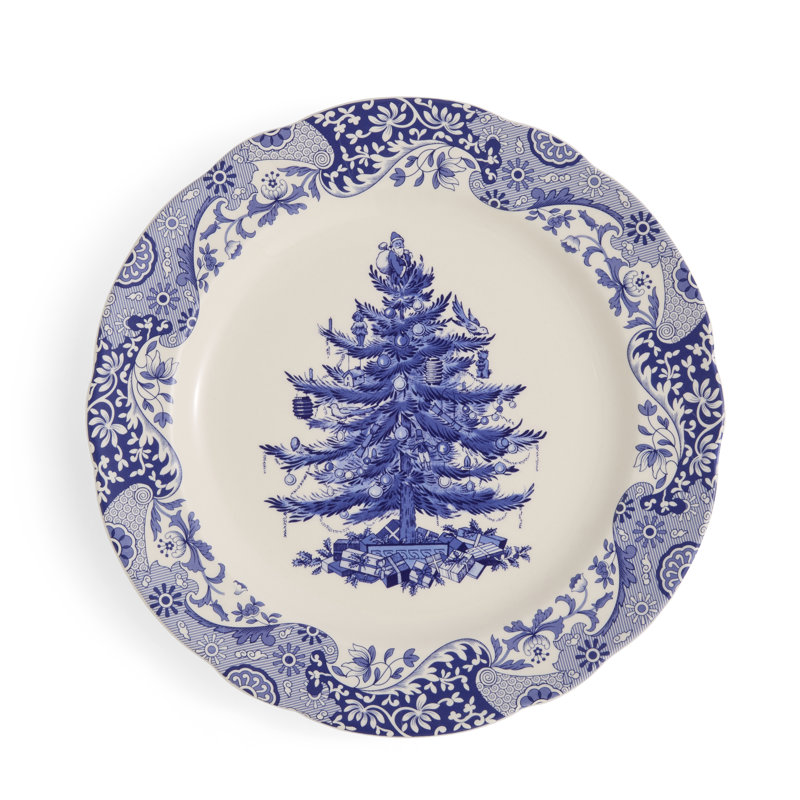 Blue Italian Blue Italian Christmas Serving Dish