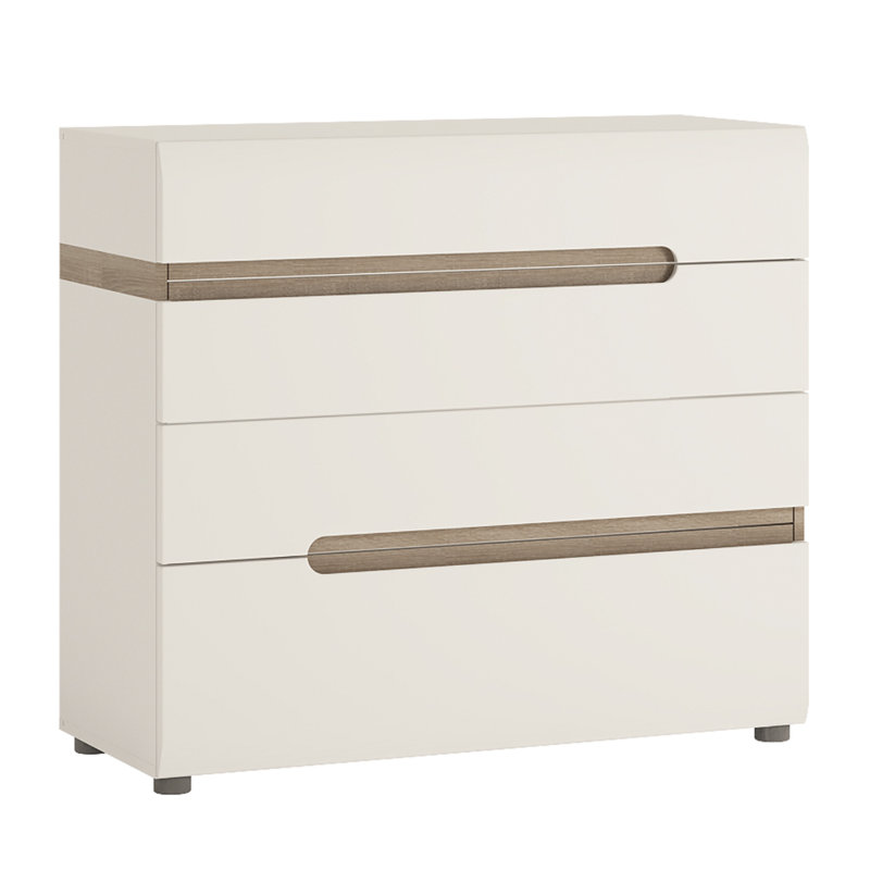 Lancaster 4 Drawer 96cm W Dresser
