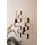 ENSEMBLE DE DEUX Appliques murales bougie en métal ondulé