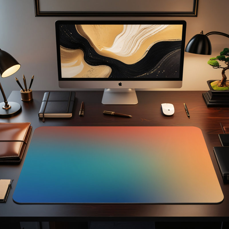 Polyester Desk Pad, 23.6x13.8