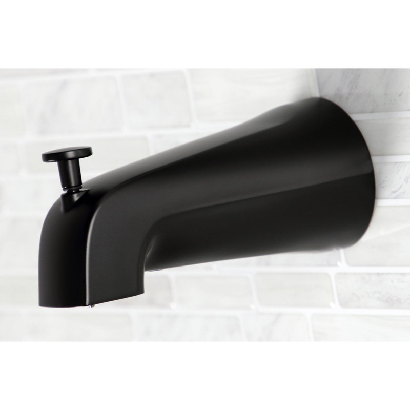 Robinet de baignoire et douche à pression équilibrée Kingston, Noir mat