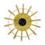 Loretto 1-Light Glod Semi Flush Mount-986854205