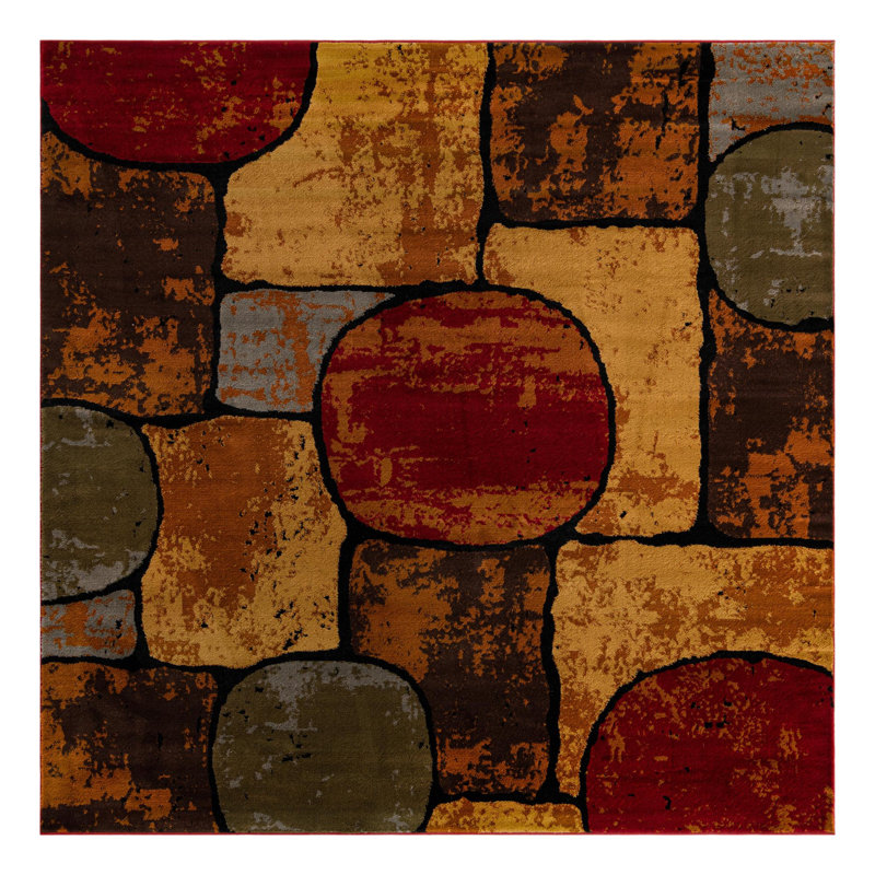 Tapis café, Carré 7 pi 10 po