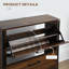 12 Pair Flip Down Shoe Storage