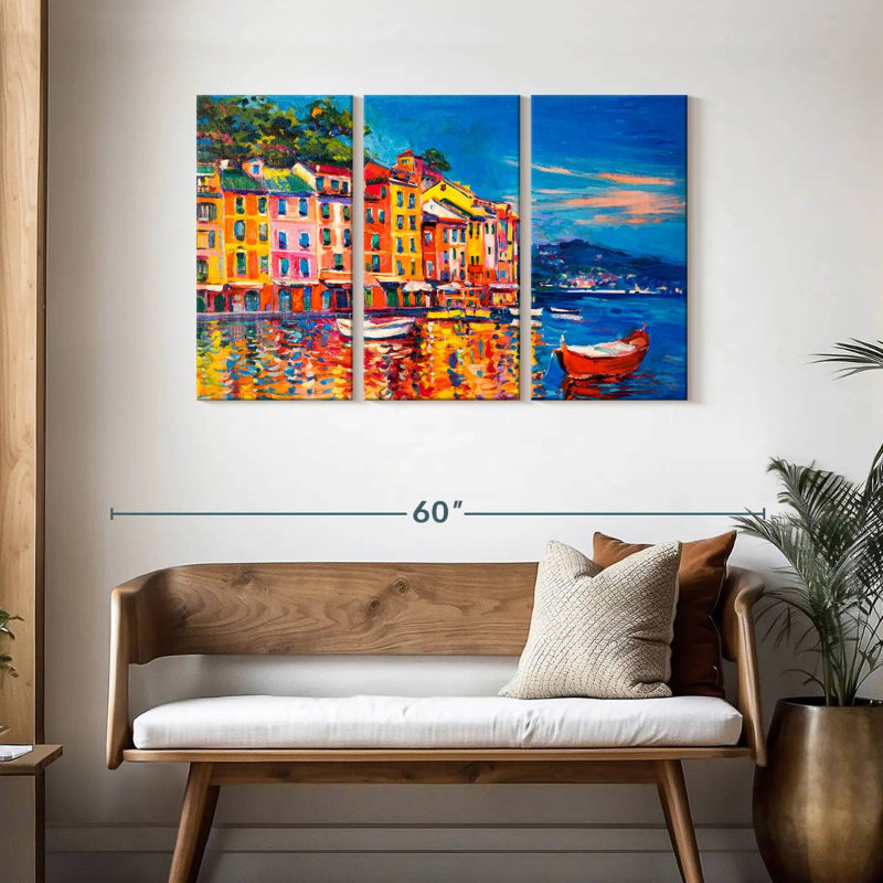 Gillard Harbor Town, 28" H x 45" W