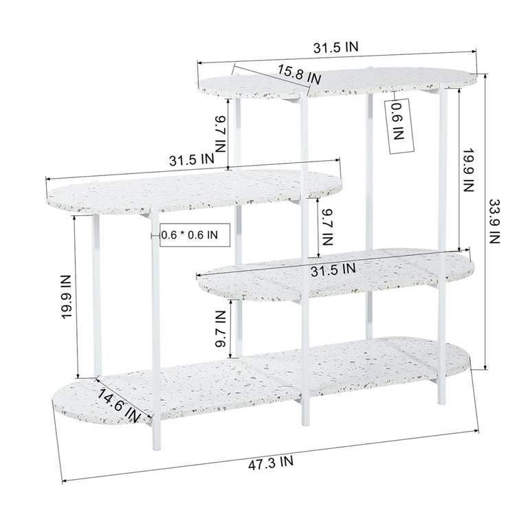 Ottley Library Bookcase Brayden Studio Finish: Pure White