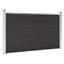 Marathovounos Fence Panel WPC 180x105 cm Black