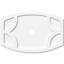 Médaillon de plafond contemporain en PVC de qualité architecturale Kailey-137837517-137837603-138020440