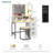 Seandell 49.5" W Makeup Vanity Set with Lighted Mirror and Charging Station-1993579461