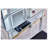 Mirror Desktop Dressing Table, 2 Drawer Dressing Table, without Mirror and Stool