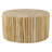 Loflin Round Solid Teak Wood Drum Coffee Table-1843046352