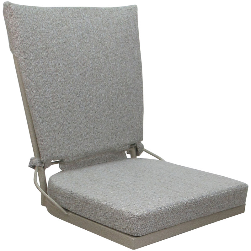 Chaise d'appoint Jerin, Blanc / beige