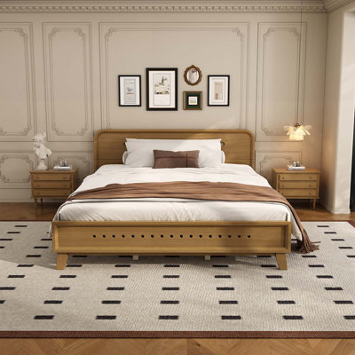 Elegant Platform Bed,Sturdy and Elegant Design