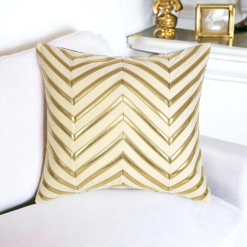 Housse de coussin carré en velours moderne