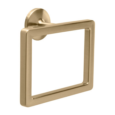 Anneau à serviettes de la collection Woodward - Bronze champagne 5 - 13/16 "x 6 1/2"