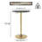 Bushrah Counter Height Dining Table-473700701-473700702