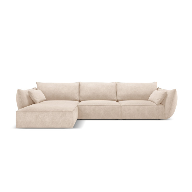 Alisher 4 Seater Corner Sofa , Beige